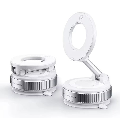 MagnoMount™ 360 — Vacuum-Lock Magnetic Car Phone Holder